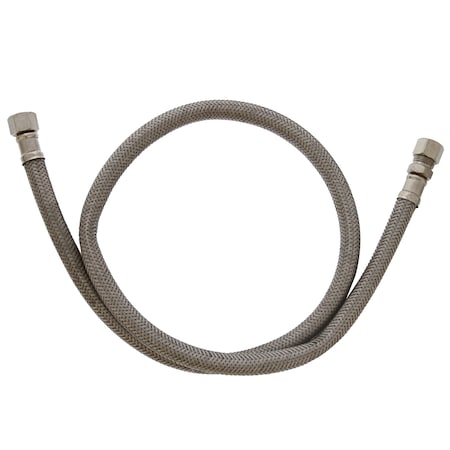 Jones Stephens 3/8in. Flare x 3/8in. Compression x 36in Braided Stainless Steel Texas Style Faucet Connector S04250